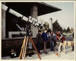 06 My 4-inch Unitron on Astronomy Day at Cranbrook 1982